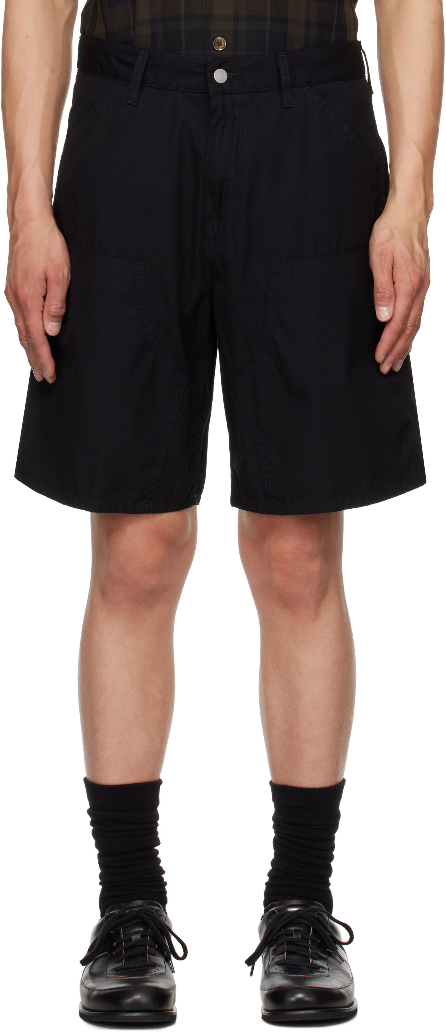 Šortky Carhartt WIP Double Knee Shorts Čierna | I034794, 0