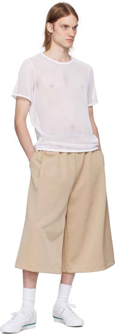 Šortky Lacoste Lacoste Runway Oversized Bermuda Shorts Béžová | GH7422, 3