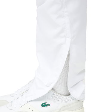 Nohavice Lacoste Diamond Weave Taffeta Track Pants Biela | XH124T-00-001, 2