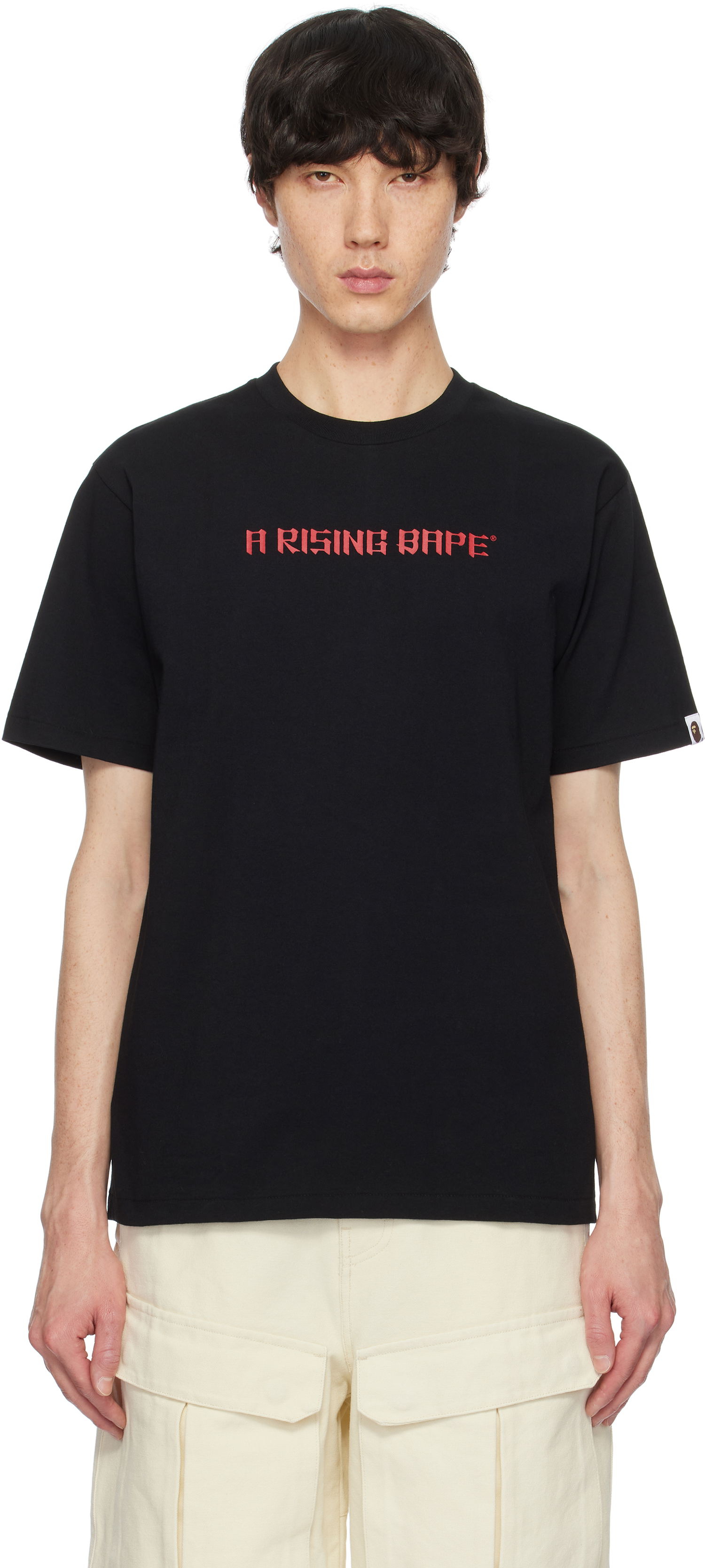 Tričko BAPE Black 'A Rising' Graphic T-Shirt Čierna | 001TEK701010L, 0