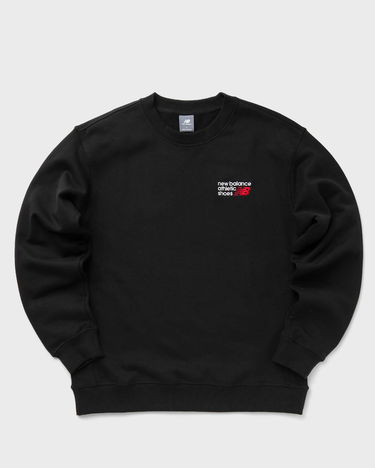 Tričko New Balance Athletics Premium Logo Crew men Sweatshirts black in size:XXL Čierna | MT41547-BK, 0