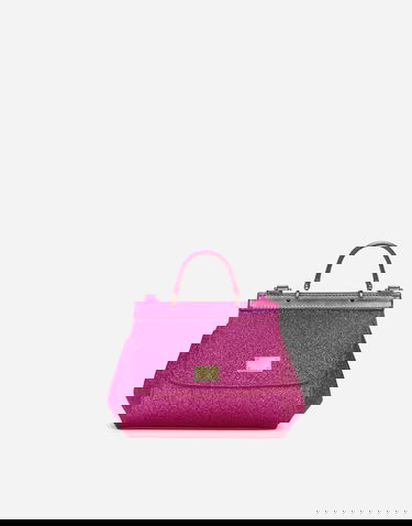 Kabelka Dolce & Gabbana Mini Sicily Fabric Handbag Ružová | EB0003AA74580422, 0