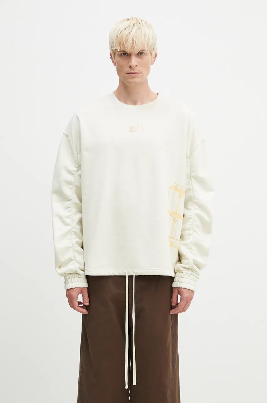 Sveter A-COLD-WALL* Crewneck Sweatshirt Béžová | ACWMW206, 0