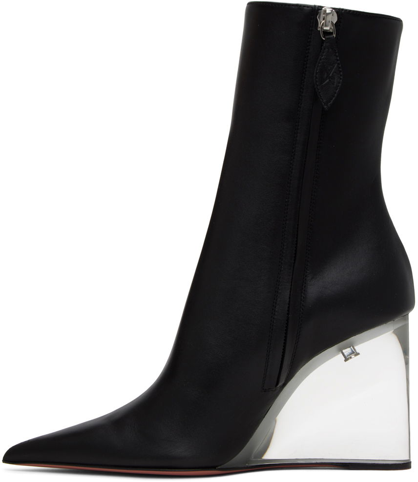 Amina Muaddi Pernille Wedge Ankle Boots