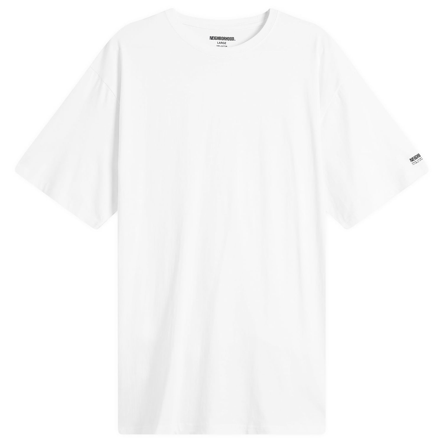 Tričko Neighborhood Classic 2 Pack T-Shirts, Size Large Biela | 252QTNH-UWM01-WHT, 0