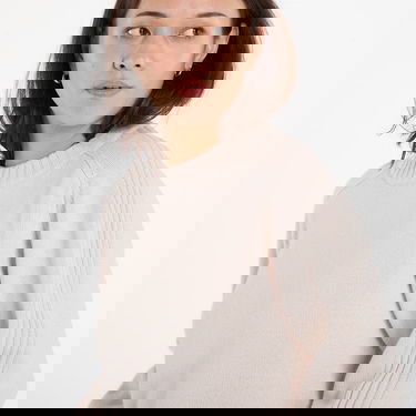 Sveter Samsoe Samsoe Satilly Knitted Crewneck Sweater Béžová | F25400040_140002TCX, 1