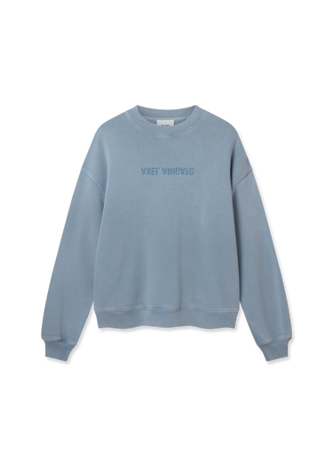 Mikina AXEL ARIGATO Washed Blue Sweatshirt Modrá | A3122002, 0
