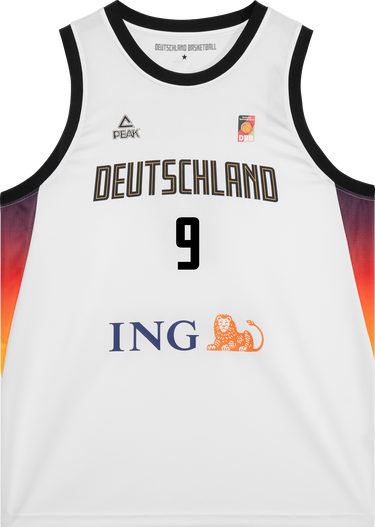 Dres Peak Deutschland DBB Franz Wagner Basketball Jersey 2025 Biela | 25061fw-white, 0