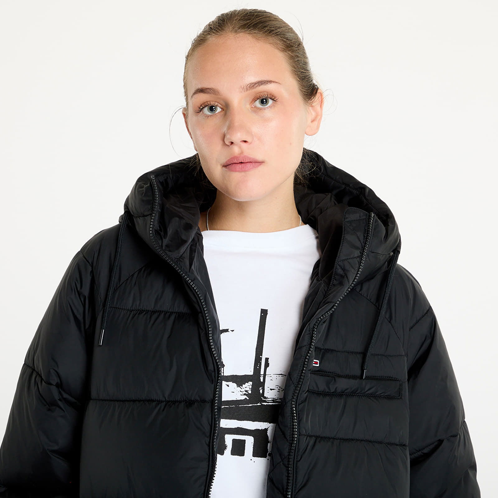 Midi Vail Puffer Jacket Black