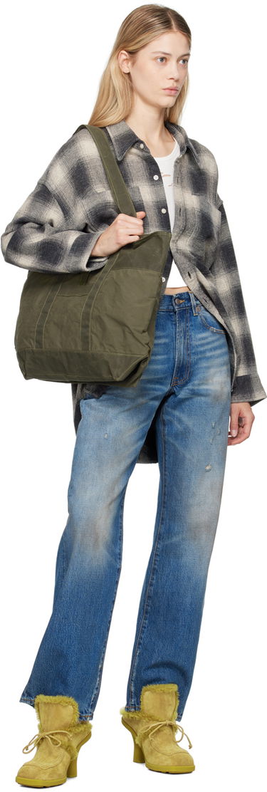 Džínsy R13 R13 Alice Slim Straight-Leg Jeans Modrá | R13WD086 D145A, 3