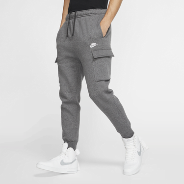Cargo nohavice Nike Sportswear Club Fleece Cargo Pants Šedá | CD3129-071, 4