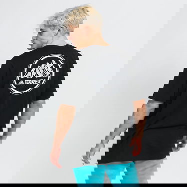 Tričko adidas Performance Terrex Mountain Graphic Tee Čierna | GP0019, 4