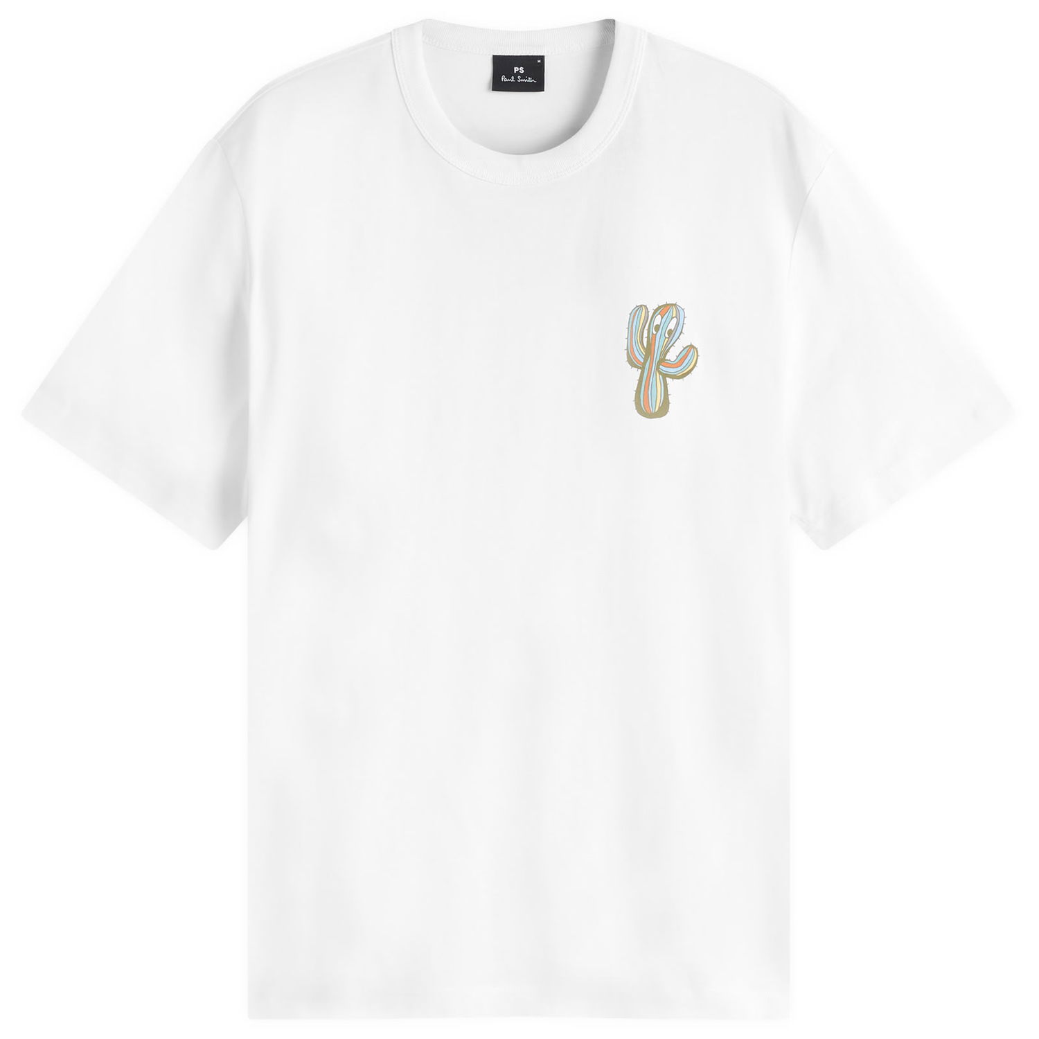 Tričko Paul Smith Paul Smith Cactus Graphic T-Shirt, Size Large Biela | M2R-220X-PP5076-02, 1