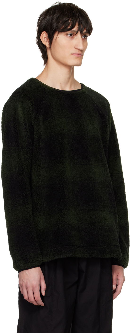 Sveter YMC YMC Deliverance Fleece Sweatshirt Zelené | P7TME, 1