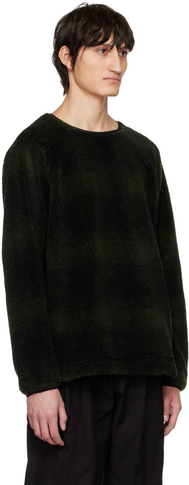 Sveter YMC YMC Deliverance Fleece Sweatshirt Zelené | P7TME, 1