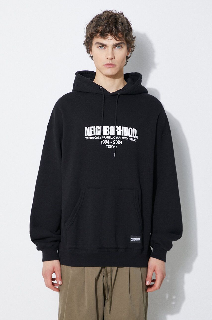 Mikina Neighborhood NEIGHBORHOOD Classic Hoodie Čierna | 241FPNH.CSM04, 0