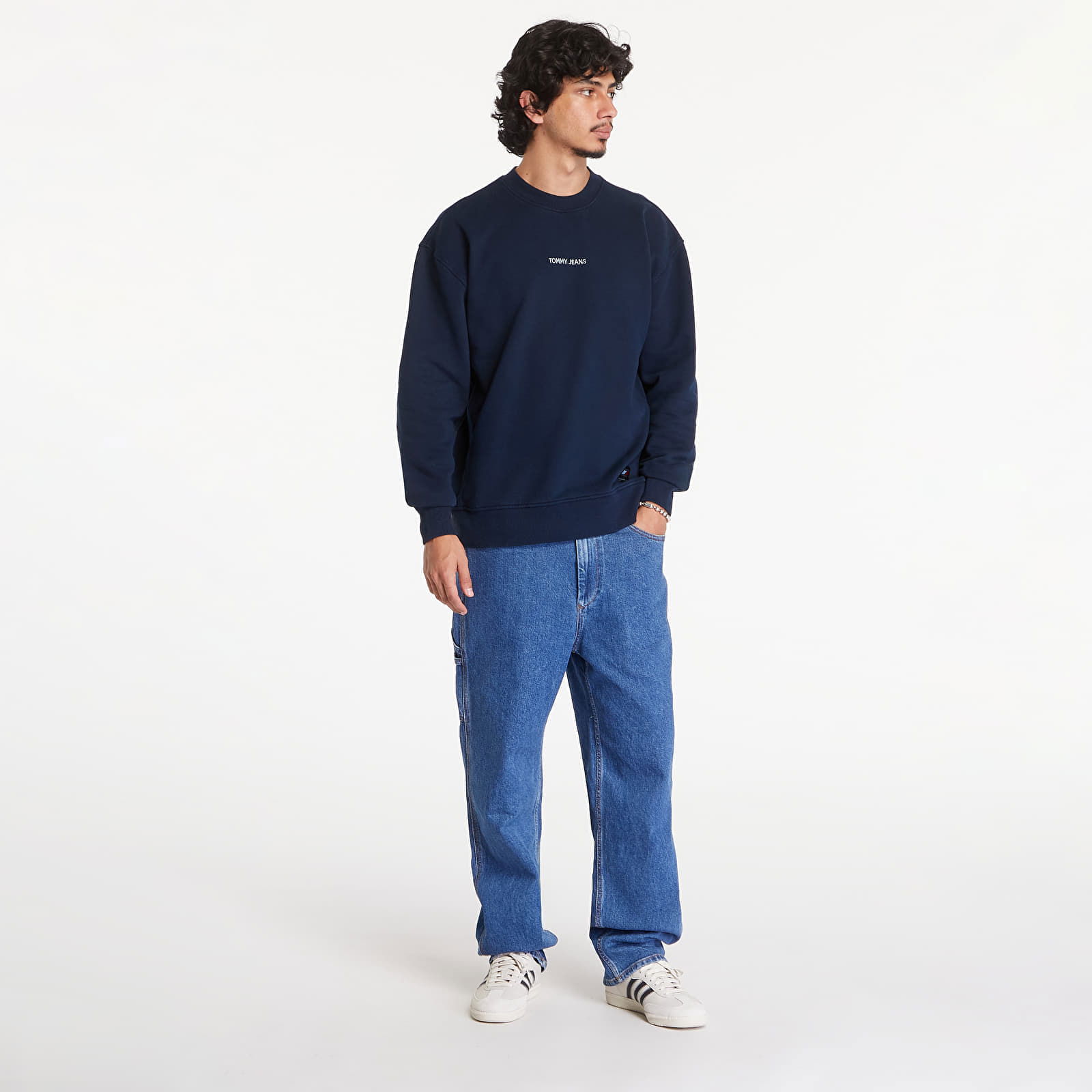 Relaxed Classic Crewneck Dark Night Navy