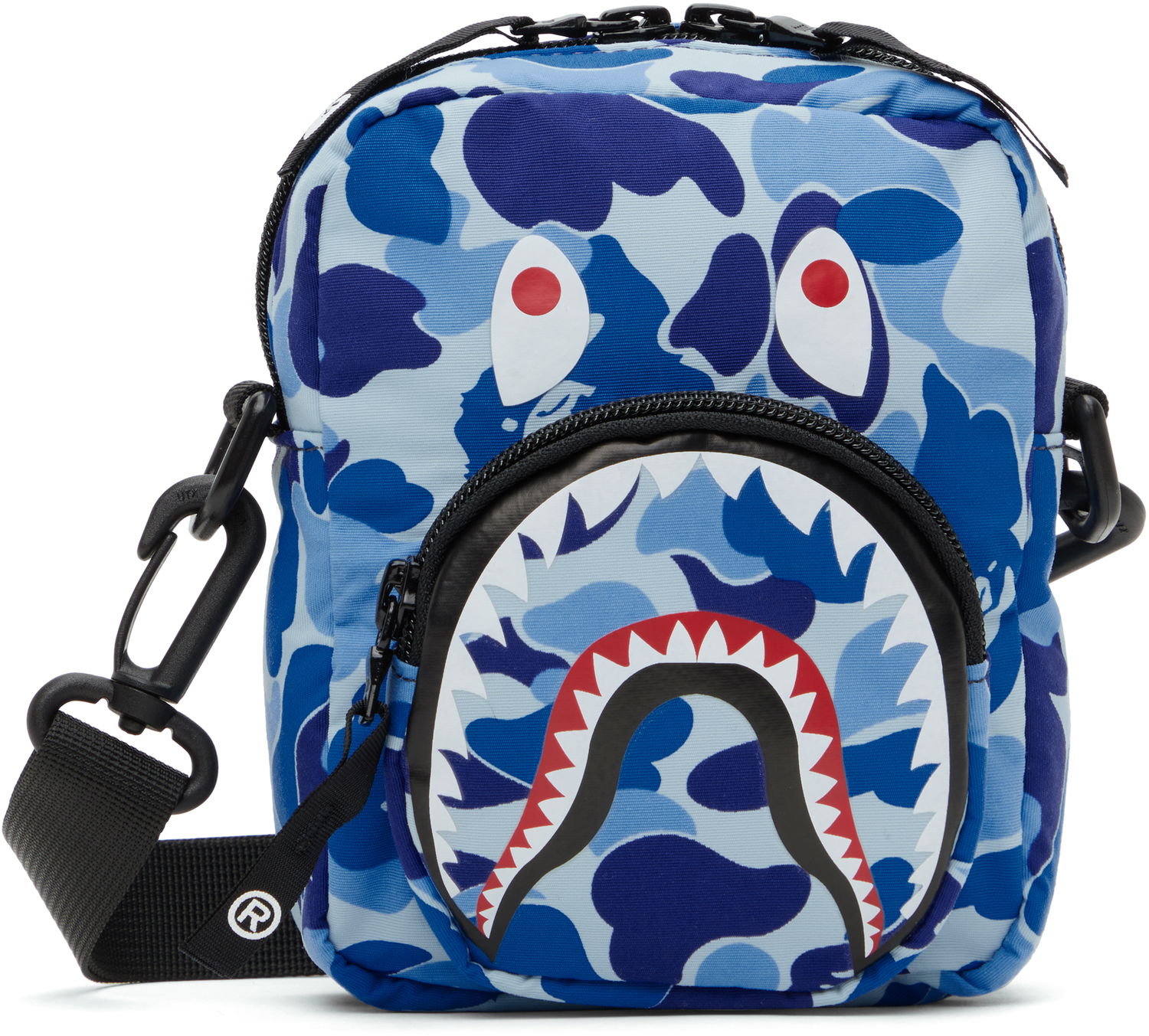 Taška cez rameno BAPE Camo Print Mini Shoulder Bag Modrá | 001SGK801012M, 0