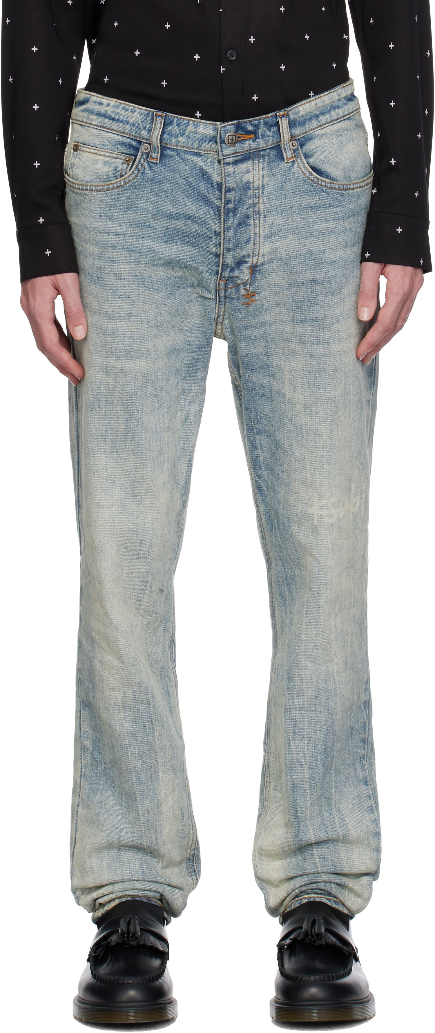 Džínsy Ksubi Chitch Stairway Jeans Modrá | MFA24DJ054, 0