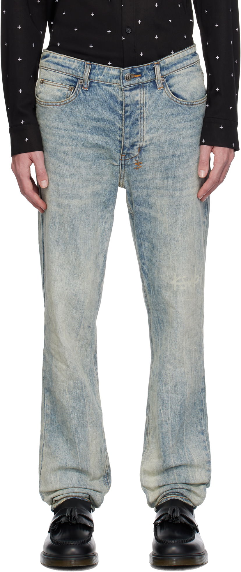 Džínsy Ksubi Chitch Stairway Jeans Modrá | MFA24DJ054