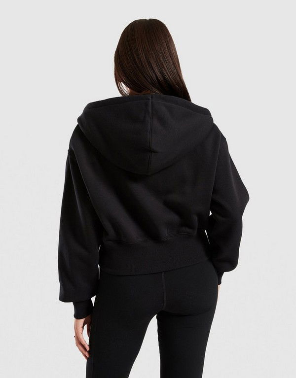 Mikina Nike Cropped Fleece Hoodie Čierna | HV2426-010, 1