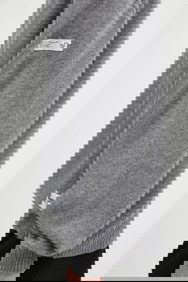 Sveter Neighborhood NEIGHBORHOOD Cashmere Crewneck Sweater Šedá | 242NGNH.KNM01, 3