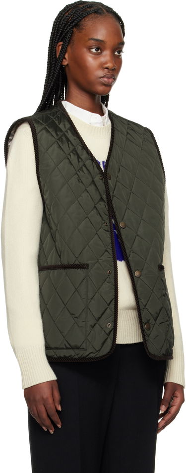 Vesta Burberry Burberry Quilted Vest Zelené | 8108400, 1