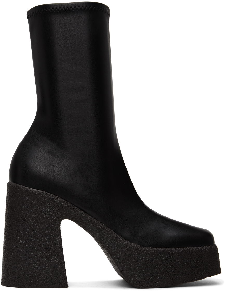 Tenisky a topánky Stella McCartney Skyla Heeled Platform Boots Čierna | 800252W1IL0, 0