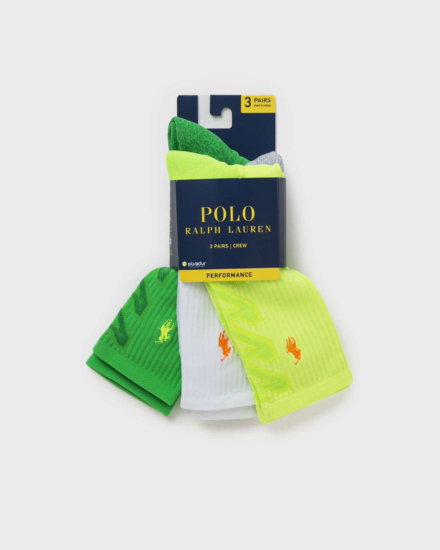 Ponožky Polo by Ralph Lauren ADVTR TECH-CREW SOCK-3 PACK Rôznofarebný | 3616851513346, 0