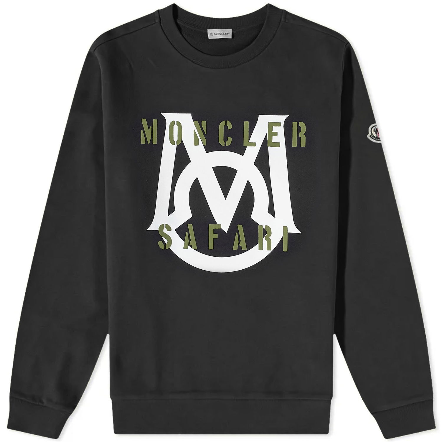 Mikina Moncler Large M Crew Sweatshirt Zelené | 8G000-35-899WC-999, 0