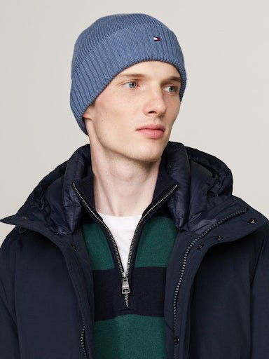 Kulicha Tommy Hilfiger Beanie Modrá | AM0AM12796DBW, 0
