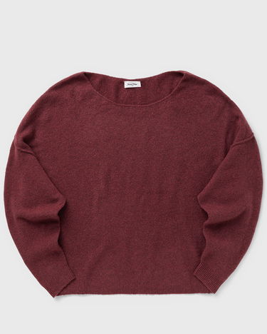 Sveter American Vintage Boat Neck Sweater Vínová | DAM225H25-RAISINCHINE, 2