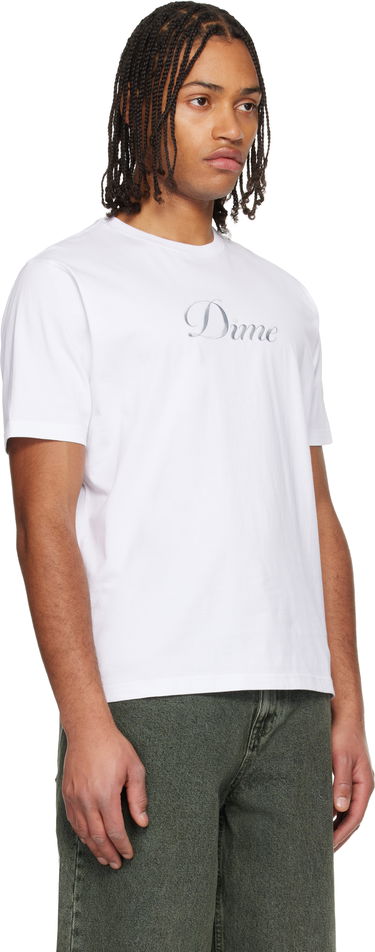Tričko Dime Cursive T-shirt Biela | DIMEHO2574WHT, 1