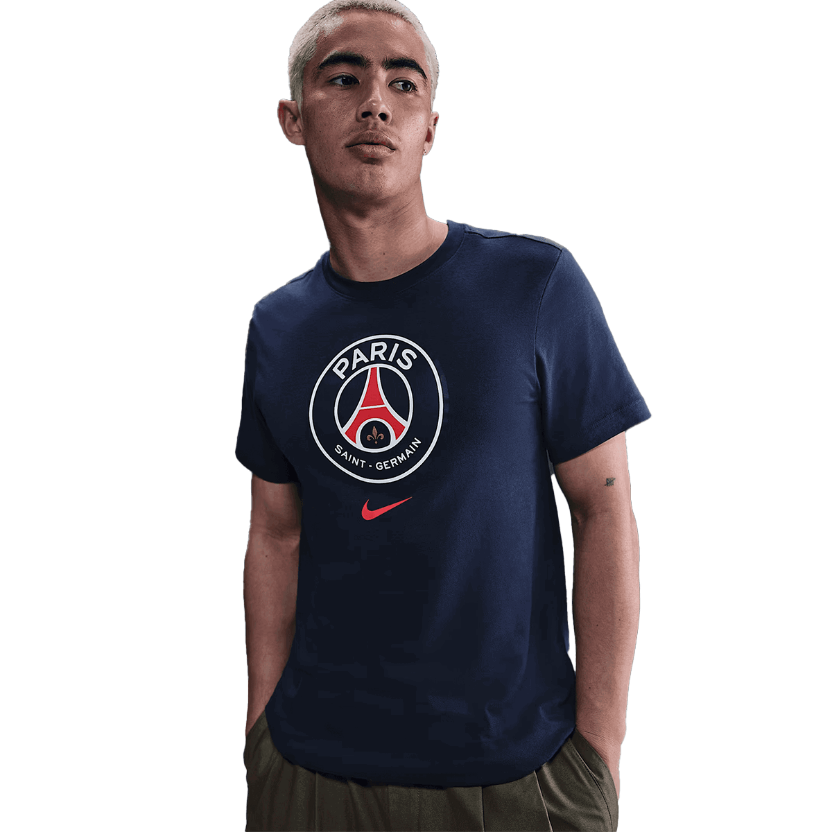 Tričko Nike PSG Crest T-Shirt Navy | HQ8328-410, 0