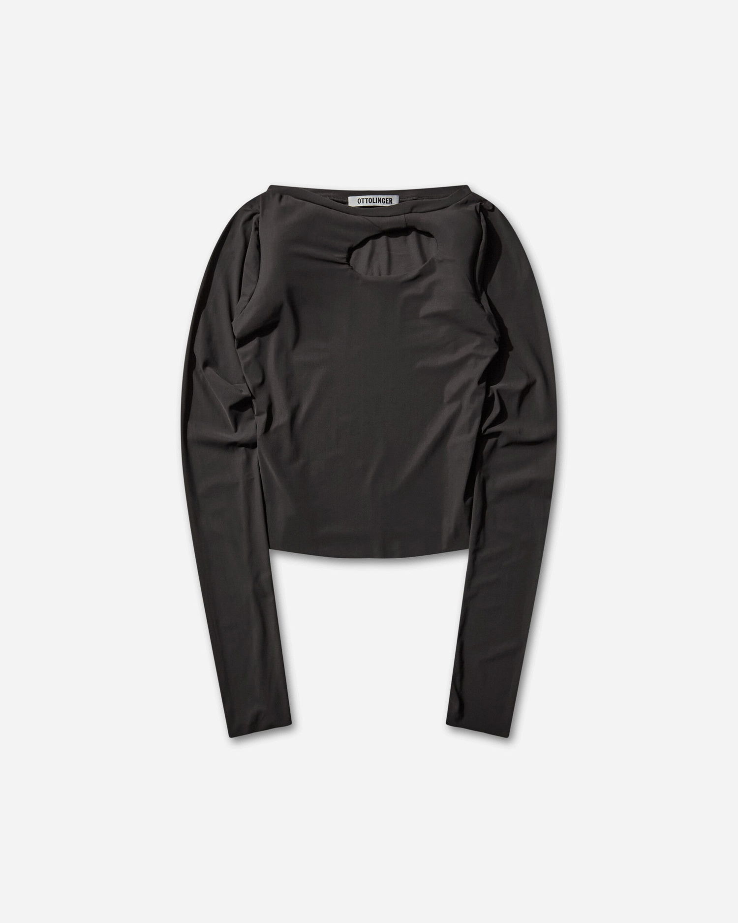 Košeľa Ottolinger Sculpted Donut Longsleeve Top Čierna | 10210730301 2, 1