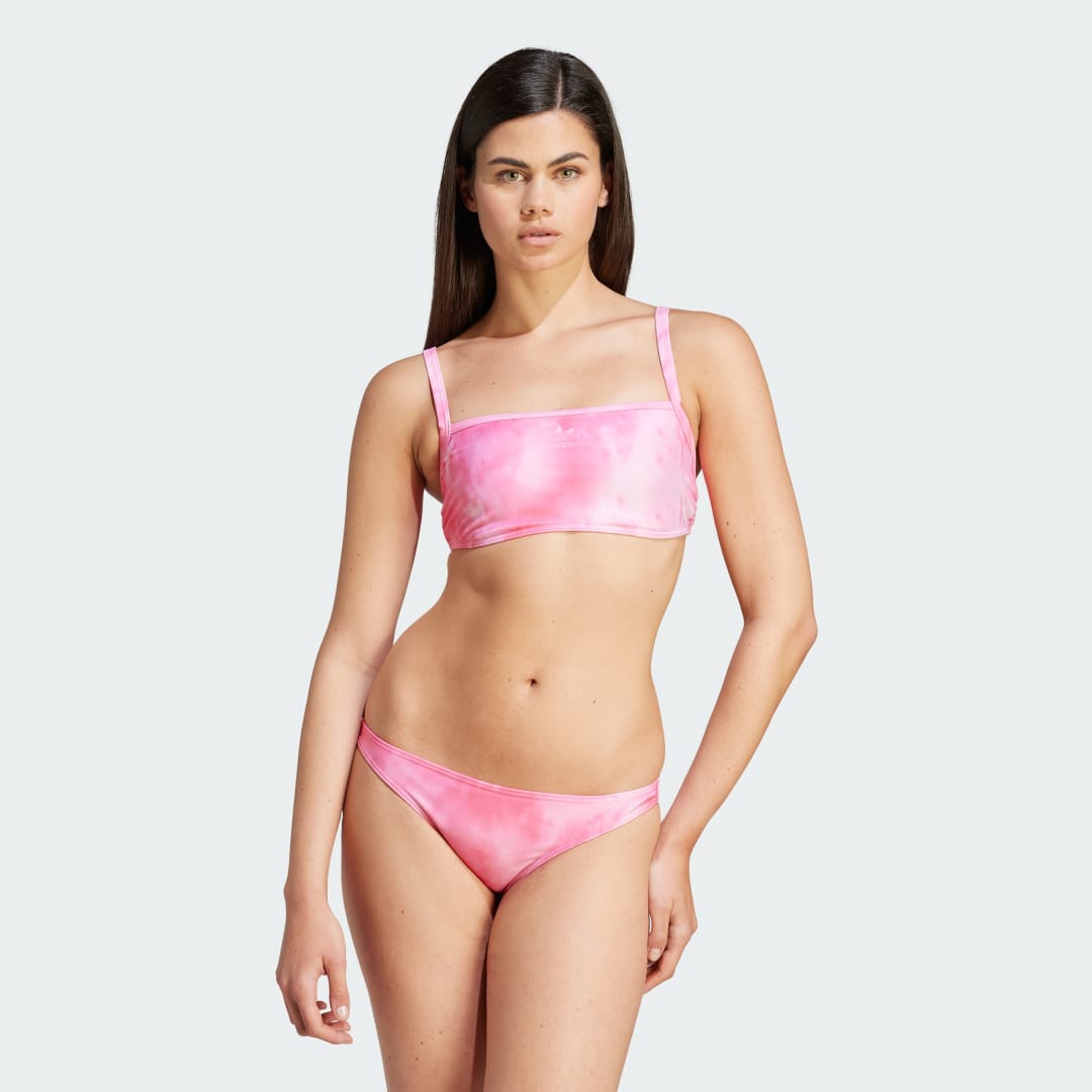 Plavky adidas Originals Bikiny Hills Hiker Allover-Print Ružová | IM1150, 1