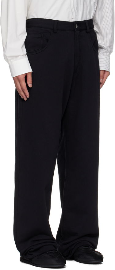Nohavice Maison Margiela MM6 Maison Margiela Cotton Sweatpant Trousers Čierna | SH0KA0056 M25014, 1