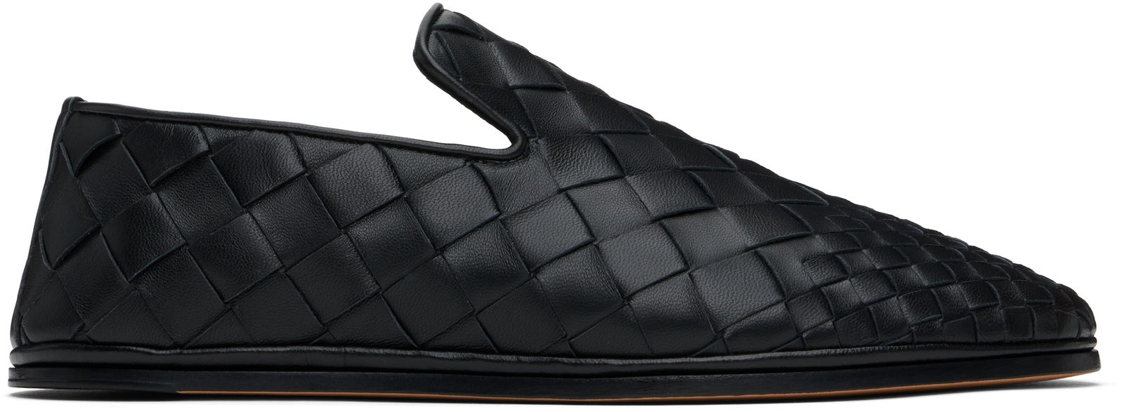Bottega Veneta Intrecciato Leather Slippers