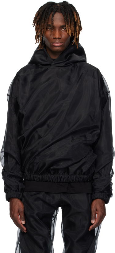 Mikina We11done We11done Layered Hoodie Čierna | WD-BL0-25-126-U-BK, 0