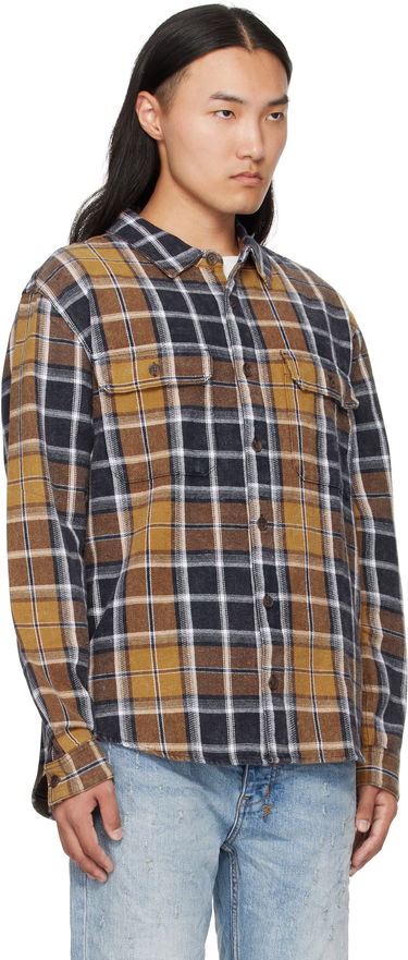 Košeľa Ksubi Ksubi Rosebowl Long Sleeve Plaid Shirt Žltá | MFA25SH021, 1