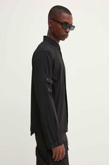 Košeľa HELIOT EMIL Regular Fit Shirt With Classic Collar Čierna | PREAW24.M.05.053.BLK01, 3