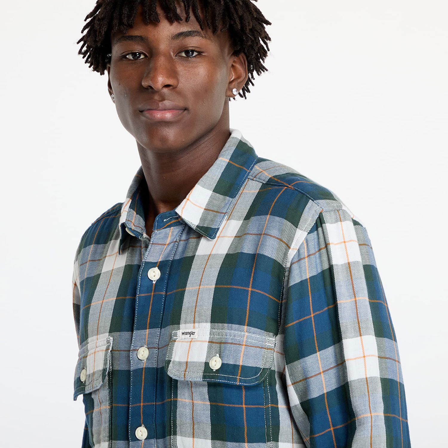 Košeľa Wrangler Shirt 2 Pocket Shirt Green L Rôznofarebný | 112357974, 1