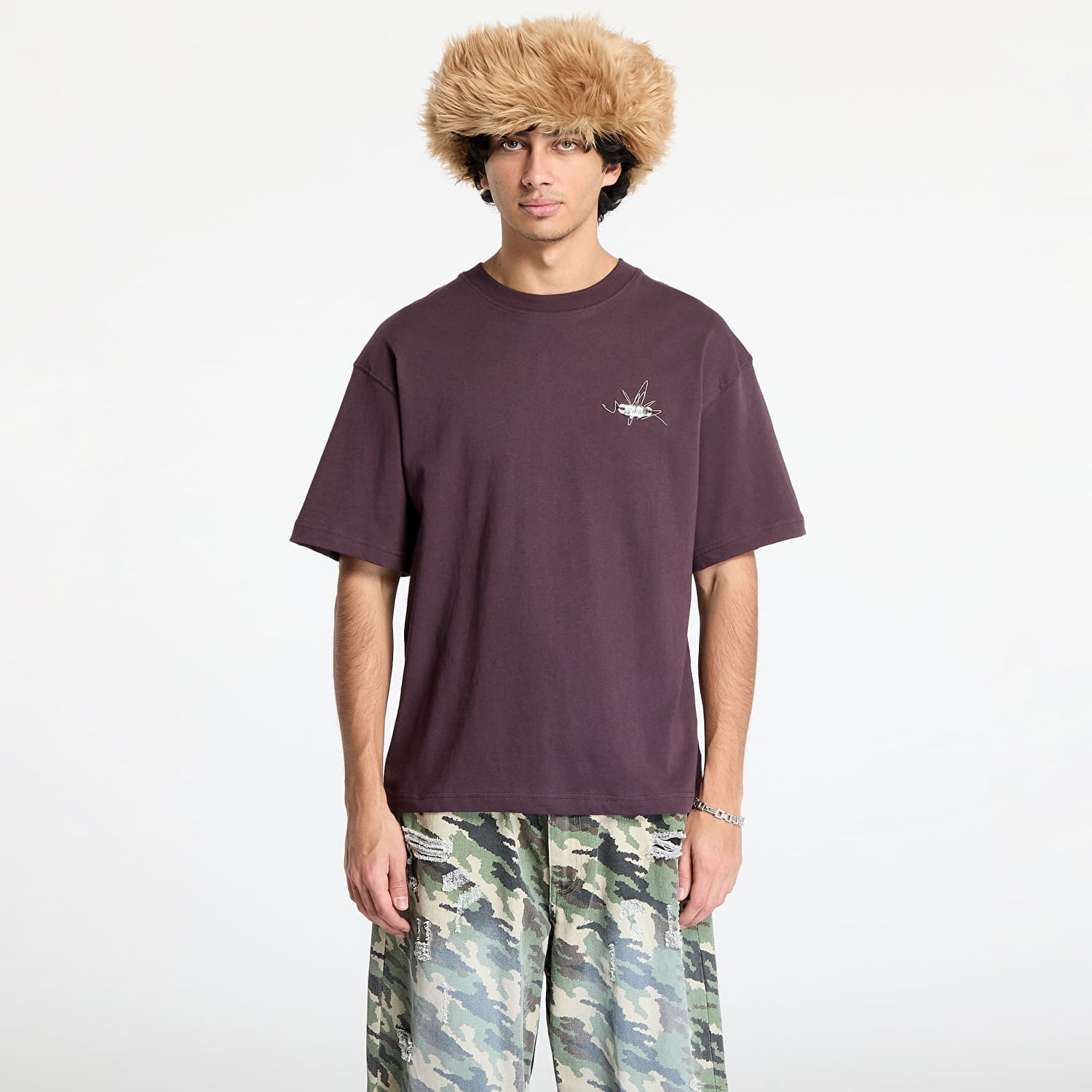Tričko Footshop FTSHP Everyday T-Shirt Fialová | FTSHP_447, 0
