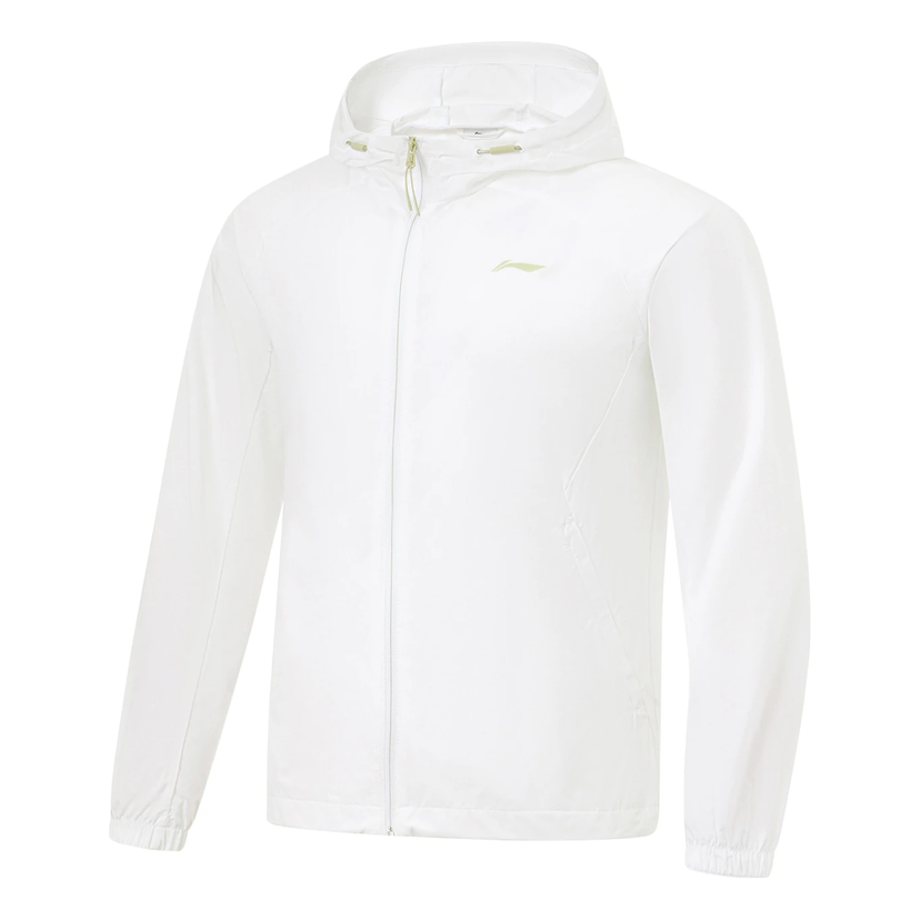 Vetrovka Li-Ning Training Waterproof Hooded Jacket Biela | AFDT195-2