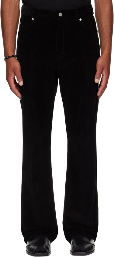 Nohavice FERRAGAMO Ferragamo Corduroy Trousers Čierna | 784655, 0