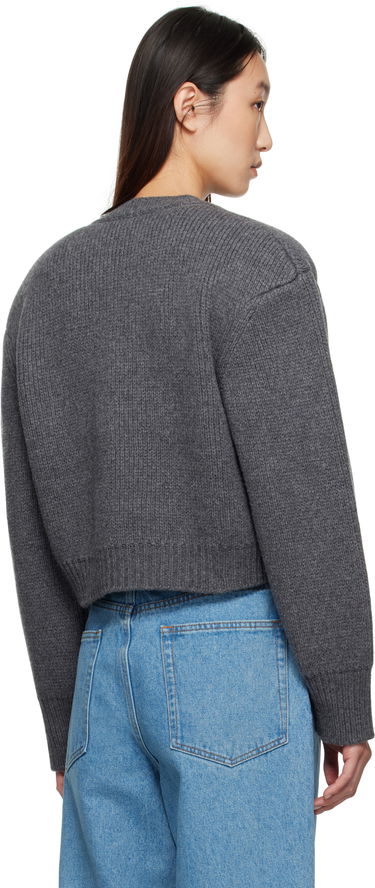 Sveter Róhe Róhe Statement Shoulder Cardigan Šedá | 416-23-312, 2