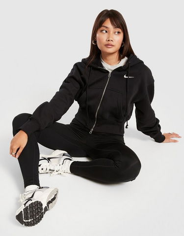 Mikina Nike Cropped Fleece Hoodie Čierna | HV2426-010, 2