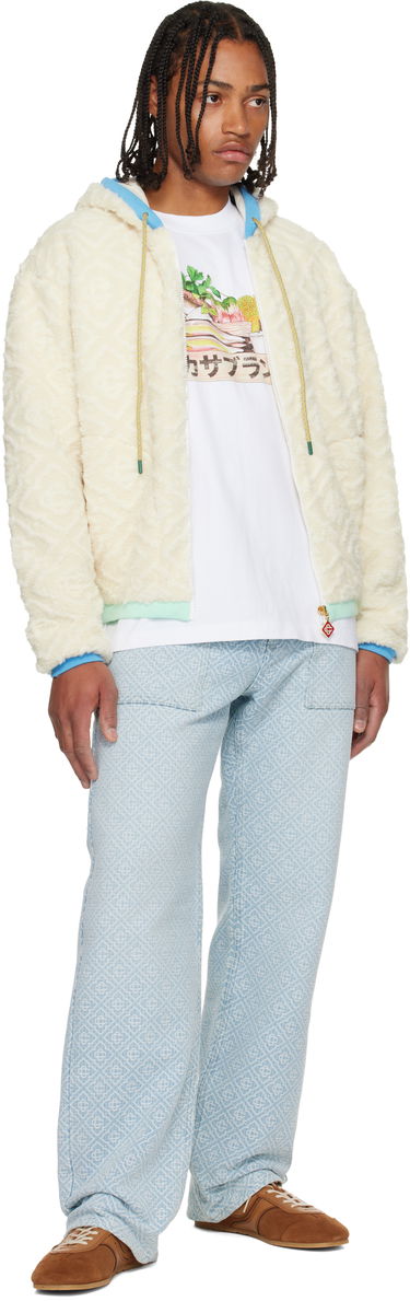 Džínsy Casablanca Casablanca Relaxed Monogram Jeans Modrá | MPF25-TR-331-01, 3