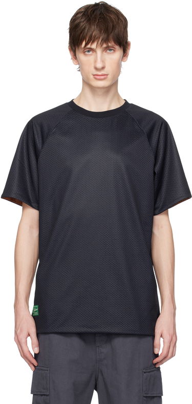 Tričko Palmes Palmes Mesh Double Reversible T-Shirt Čierna | P10-0043-660, 0