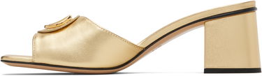 Tenisky a topánky Valentino Valentino Garavani VLogo Signature Heeled Slide Sandals Metalická | 7W2S0MH7KDR, 2